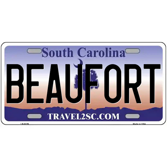 Beaufort South Carolina Metal Sign