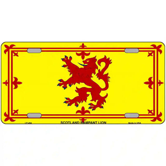 Scotland Lion Flag Metal Sign
