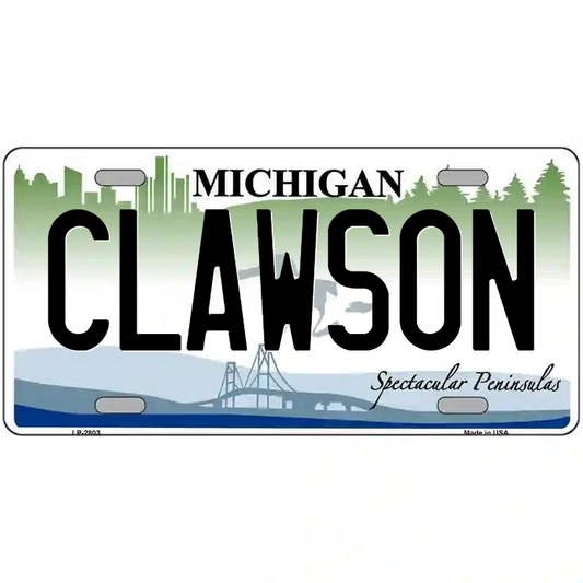 Clawson Michigan Metal Sign