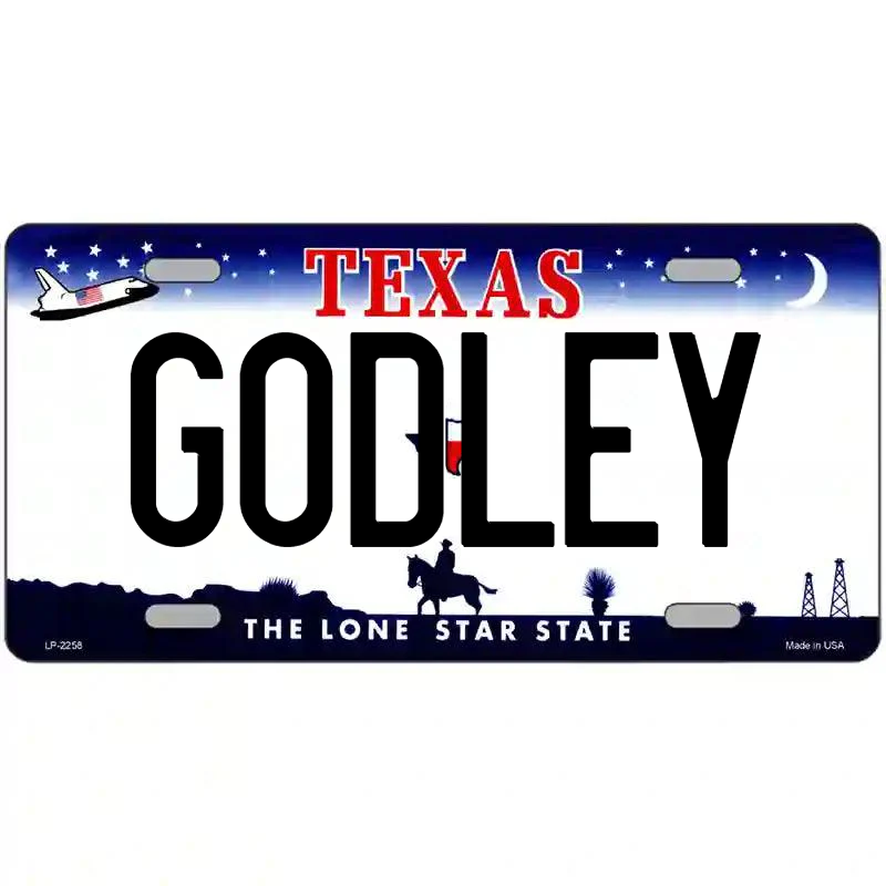 Godley Texas Metal Sign