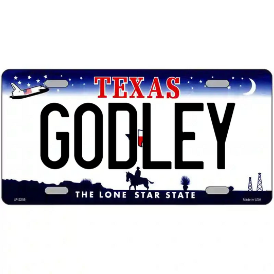 Godley Texas Metal Sign