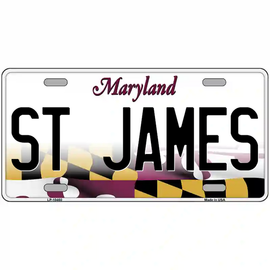 St James Maryland Metal Sign