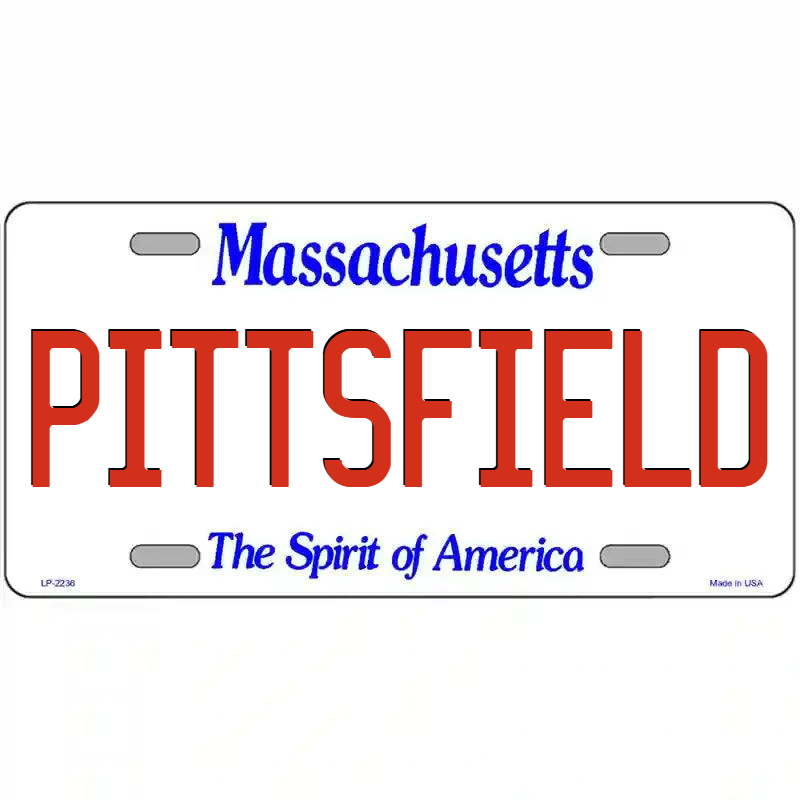 Pittsfield Massachusetts Metal Sign