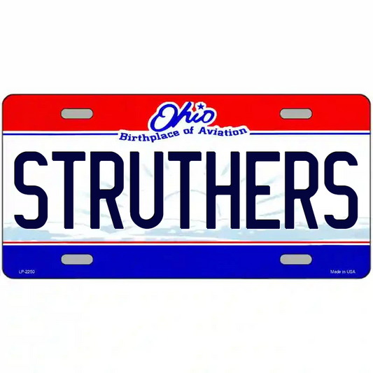 Struthers Ohio Metal Sign