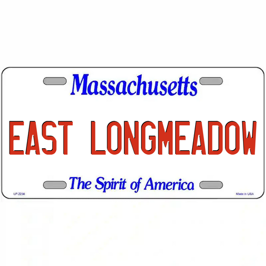 East Longmeadow Massachusetts Metal Sign