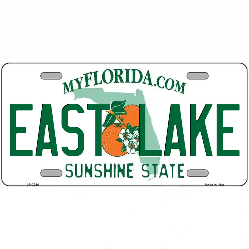 East Lake Florida Metal Sign