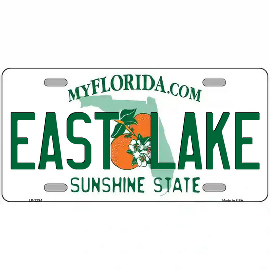 East Lake Florida Metal Sign