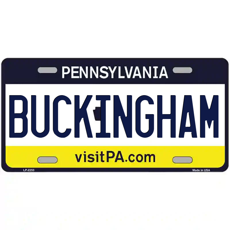 Buckingham Pennsylvania Metal Sign
