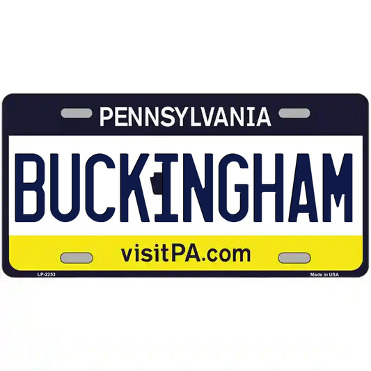 Buckingham Pennsylvania Metal Sign