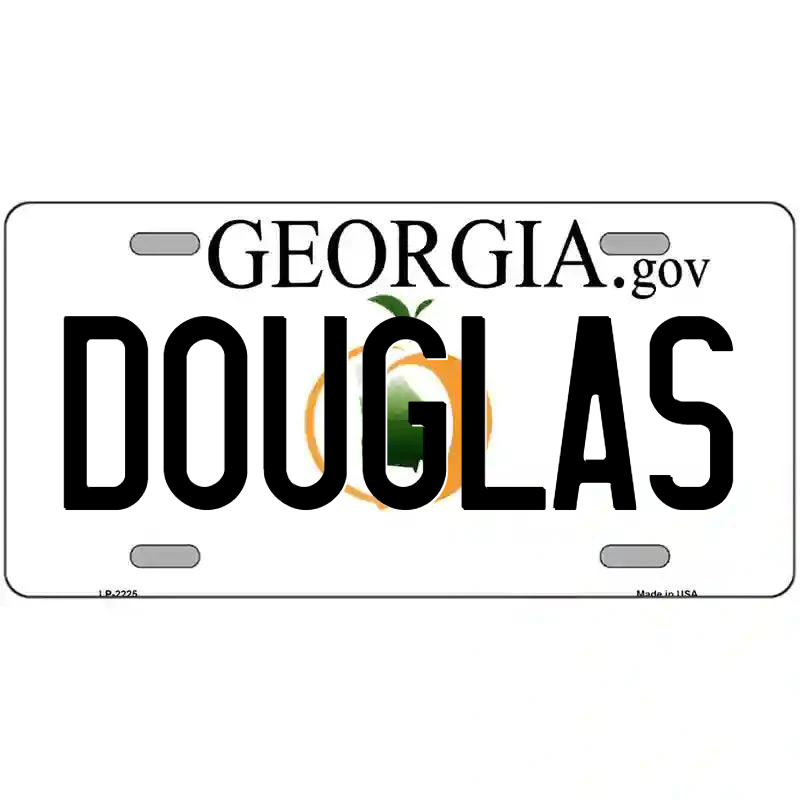 Douglas Georgia Metal Sign