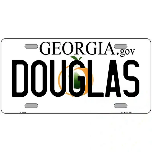 Douglas Georgia Metal Sign