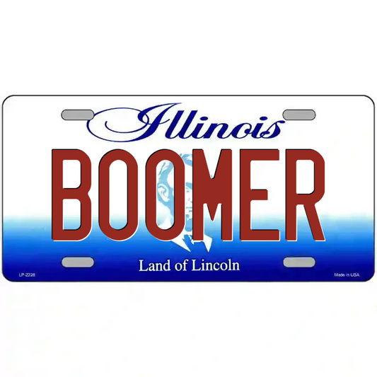 Boomer Illinois Metal Sign