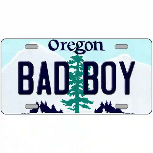 Bad Boy Oregon Metal Sign