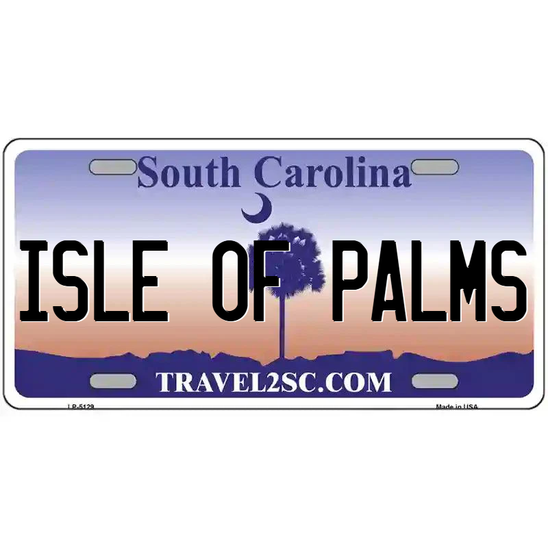 Isle of Palms South Carolina Metal Sign
