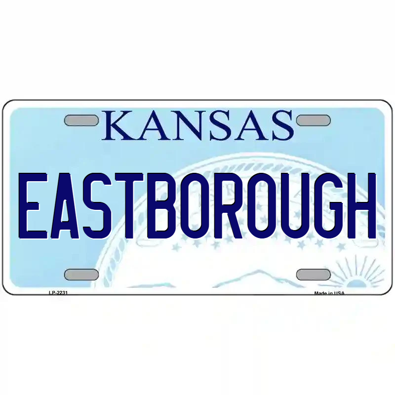 Eastborough Kansas Metal Sign
