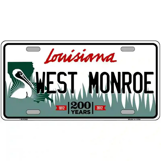 West Monroe Louisiana Metal Sign