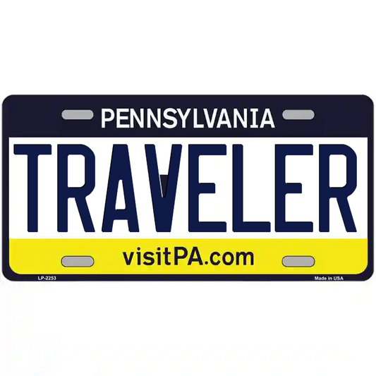 Traveler Pennsylvania Metal Sign