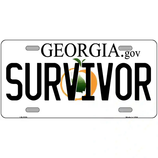 Survivor Georgia Metal Sign
