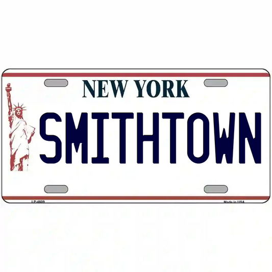 Smithtown New York Statue of Liberty Metal Sign