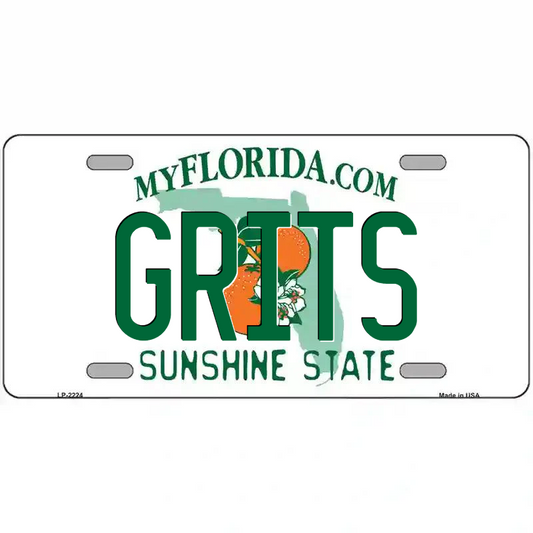 Grits Florida Metal Sign