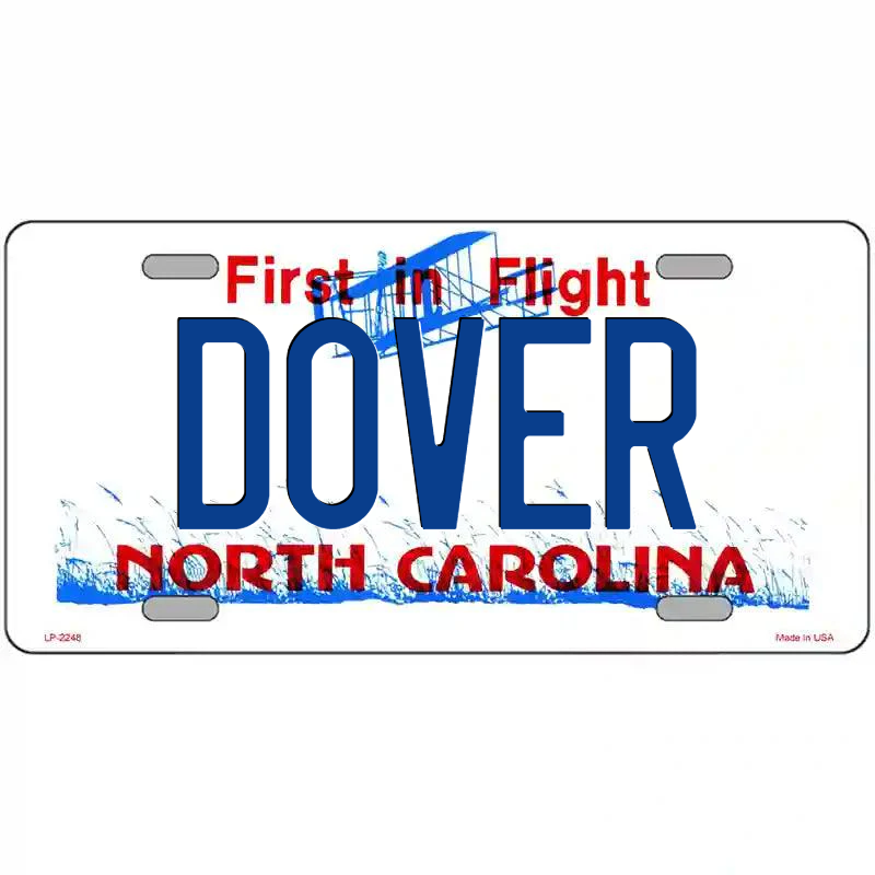 Dover North Carolina Metal Sign