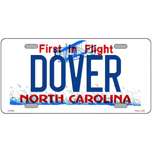 Dover North Carolina Metal Sign