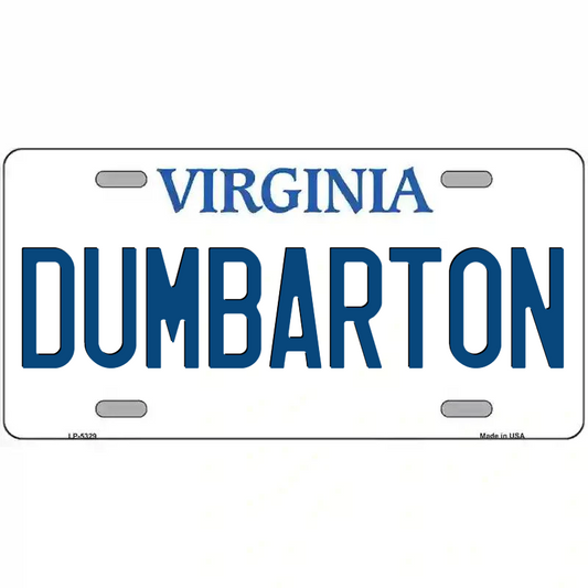 Dumbarton Virginia Metal Sign