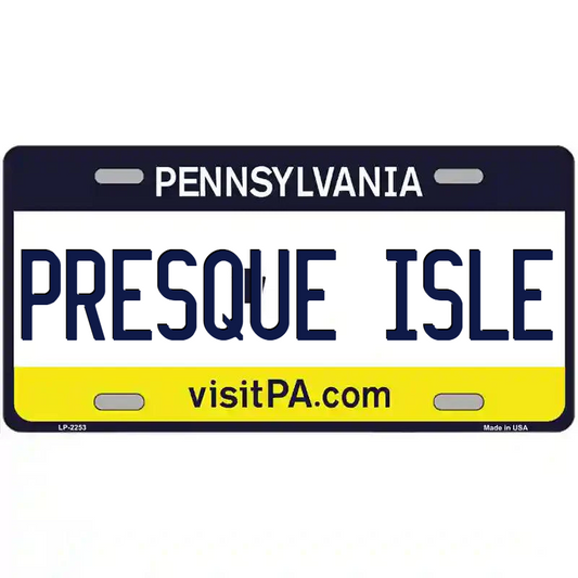 Presque Isle Pennsylvania Metal Sign