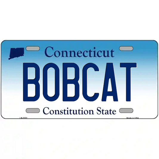 Bobcat Connecticut Metal Sign