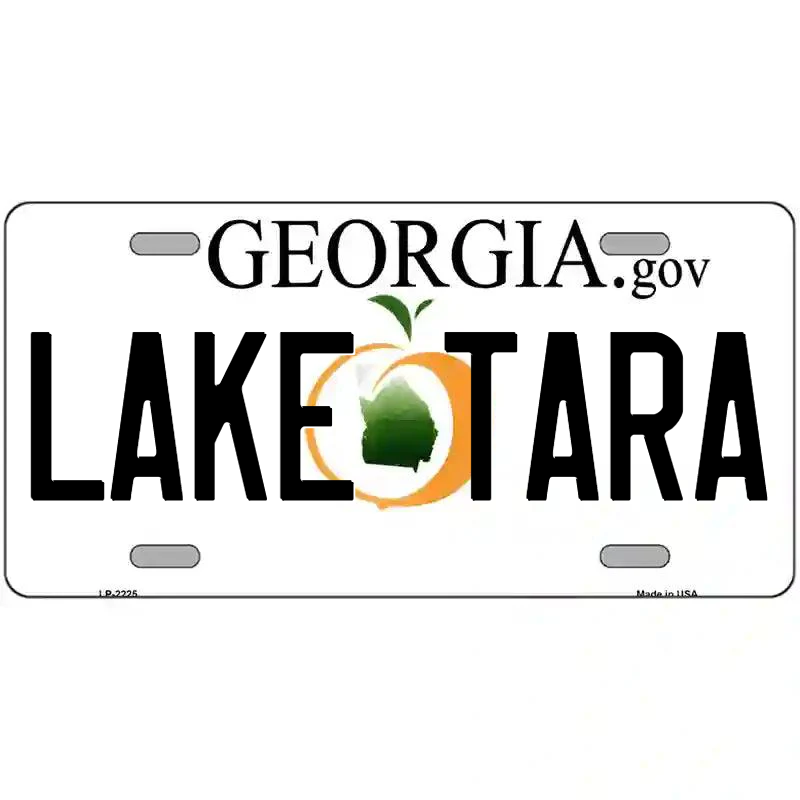Lake Tara Georgia Metal Sign