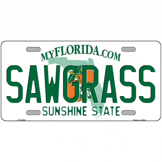 Sawgrass Florida Metal Sign