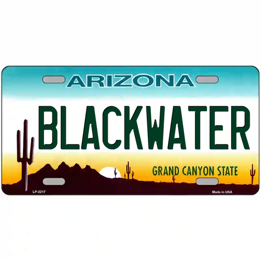 Blackwater Arizona Metal Sign