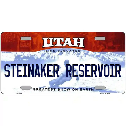 Steinaker Reservoir Utah Metal Sign
