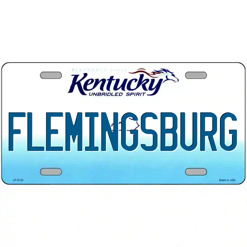 Flemingsburg Kentucky Metal Sign