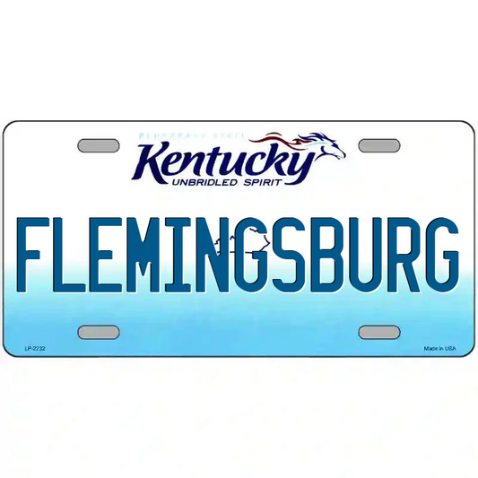 Flemingsburg Kentucky Metal Sign