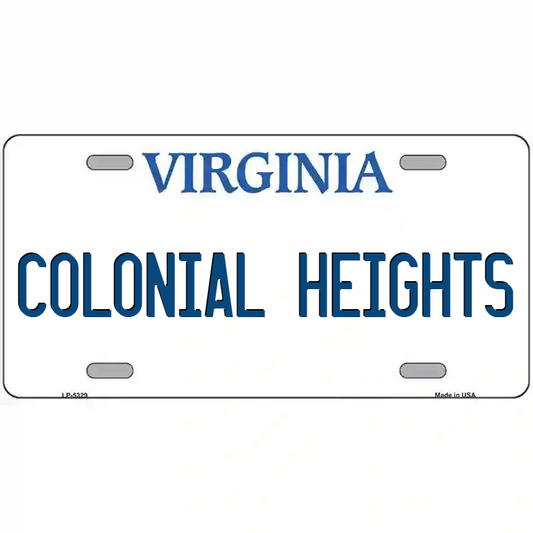 Colonial Heights Virginia Metal Sign