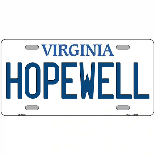 Hopewell Virginia Metal Sign