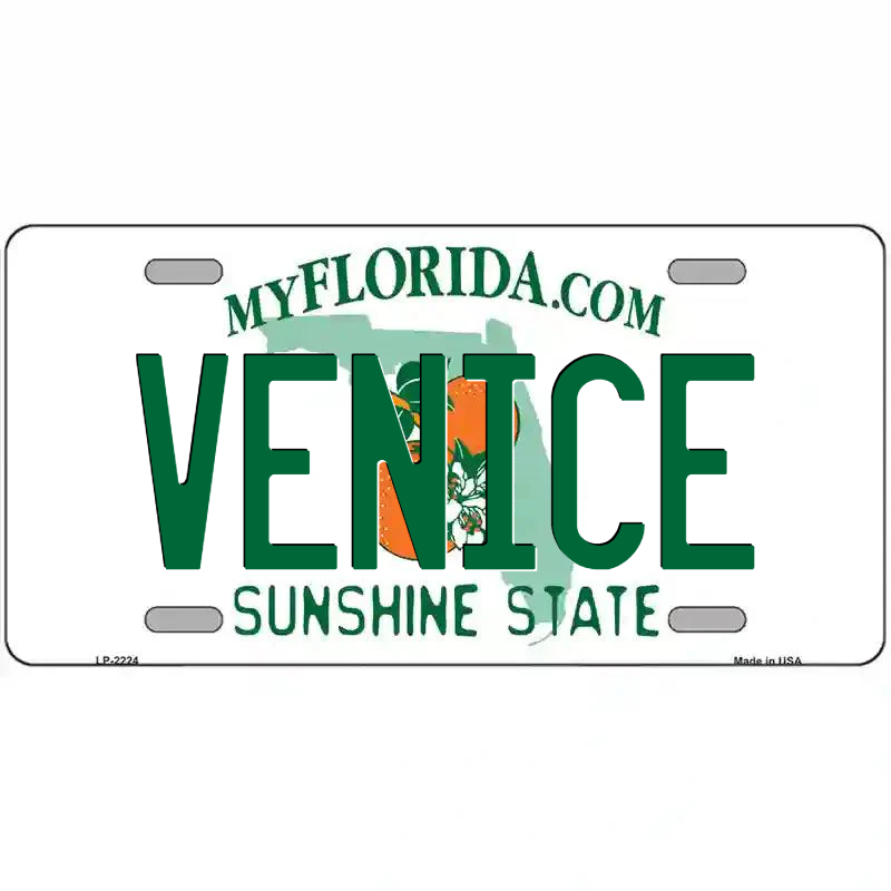 Venice Florida Metal Sign