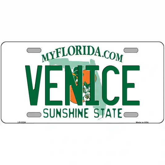 Venice Florida Metal Sign