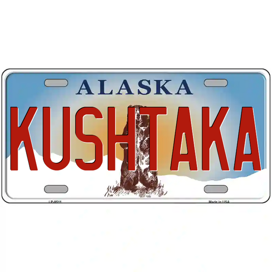 Kushtaka Alaska Metal Sign