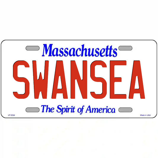 Swansea Massachusetts Metal Sign
