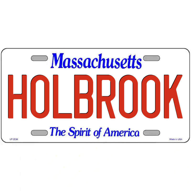 Holbrook Massachusetts Metal Sign