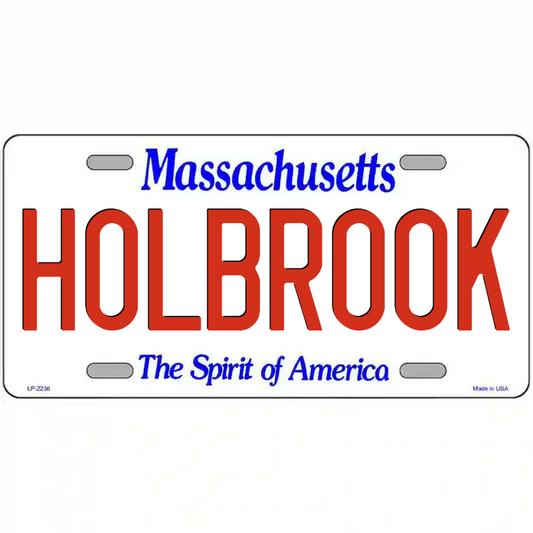 Holbrook Massachusetts Metal Sign