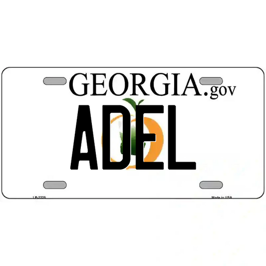 Adel Georgia Metal Sign