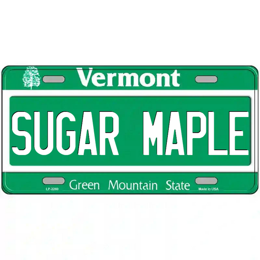 Sugar Maple Vermont Metal Sign