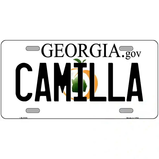 Camilla Georgia Metal Sign