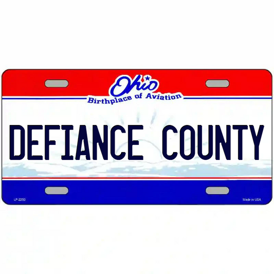 Defiance County Ohio Metal Sign