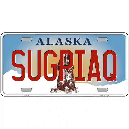 Sugpiaq Alaska Metal Sign