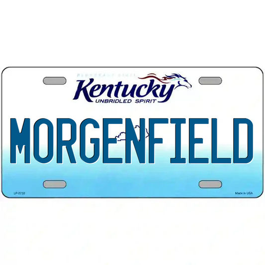 Morgenfield Kentucky Metal Sign