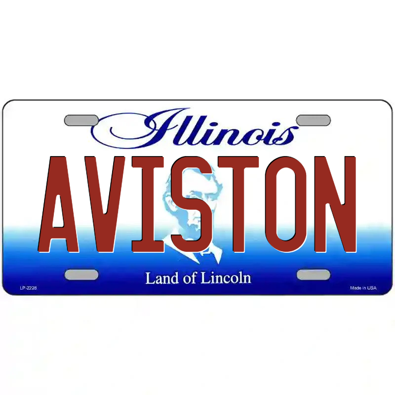 Aviston Illinois Metal Sign
